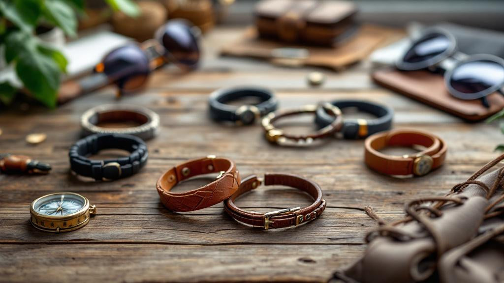 Bracelets Cuir Homme