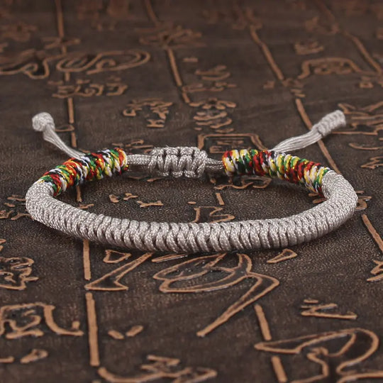RUBY - Bracelet bouddhiste tibétain unisexe tressé à la main avec nœud King Kong, chaîne colorée pour femmes et hommes amoureux, bijoux porte-bonheur - Le BRACELET 
