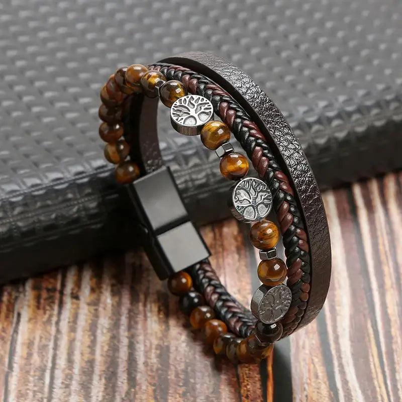 ZAYDEN - Bracelet cuir.