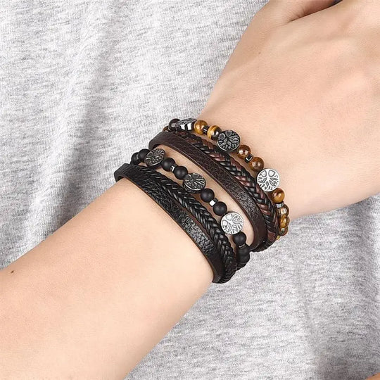 ZAYDEN - Bracelet cuir.
