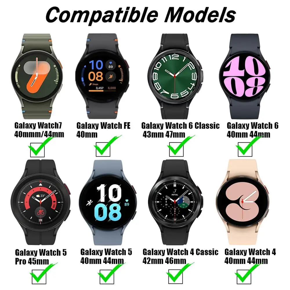 Bracelet tressé sans espace pour Samsung Galaxy Watch, bracelet magnétique, bracelet classique 47 43, 7, 6, 5, 4, 44mm, 40mm, 5 Pro - Le BRACELET 