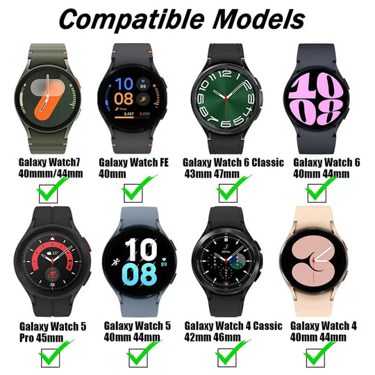 Bracelet tressé sans espace pour Samsung Galaxy Watch, bracelet magnétique, bracelet classique 47 43, 7, 6, 5, 4, 44mm, 40mm, 5 Pro - Le BRACELET 