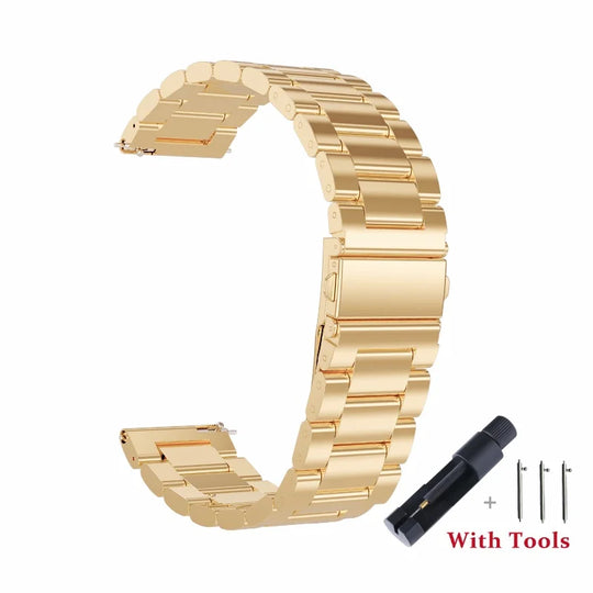 18mm 20mm 22mm 24mm largeur dégagement rapide bracelet de montre entièrement en acier inoxydable montre-bracelet universel tête plate bracelet de montre accessoires - Le BRACELET 