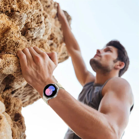 Bracelet de montre 20mm boucle alpine pour Samsung Galaxy Watch 6-4-Classic-5-Pro-Active 2 40mm 44mm sport 22mm bracelet Huawei GT 2 - Le BRACELET 