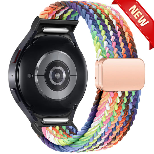 Bracelet tressé sans espace pour Samsung Galaxy Watch, bracelet magnétique, bracelet classique 47 43, 7, 6, 5, 4, 44mm, 40mm, 5 Pro - Le BRACELET 