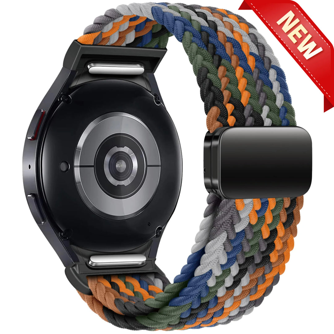 Bracelet tressé sans espace pour Samsung Galaxy Watch, bracelet magnétique, bracelet classique 47 43, 7, 6, 5, 4, 44mm, 40mm, 5 Pro - Le BRACELET 