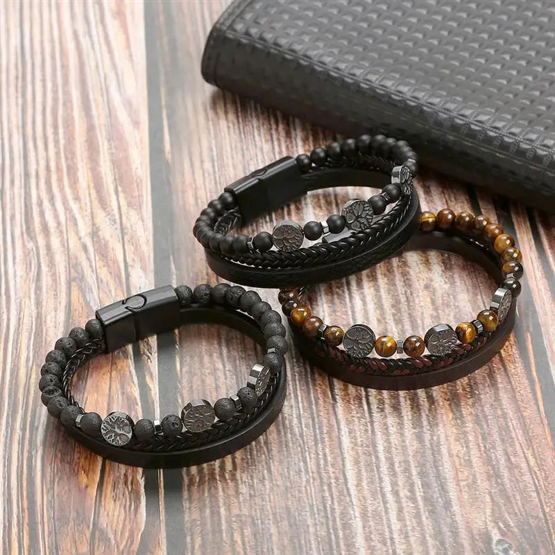 ZAYDEN - Bracelet cuir.