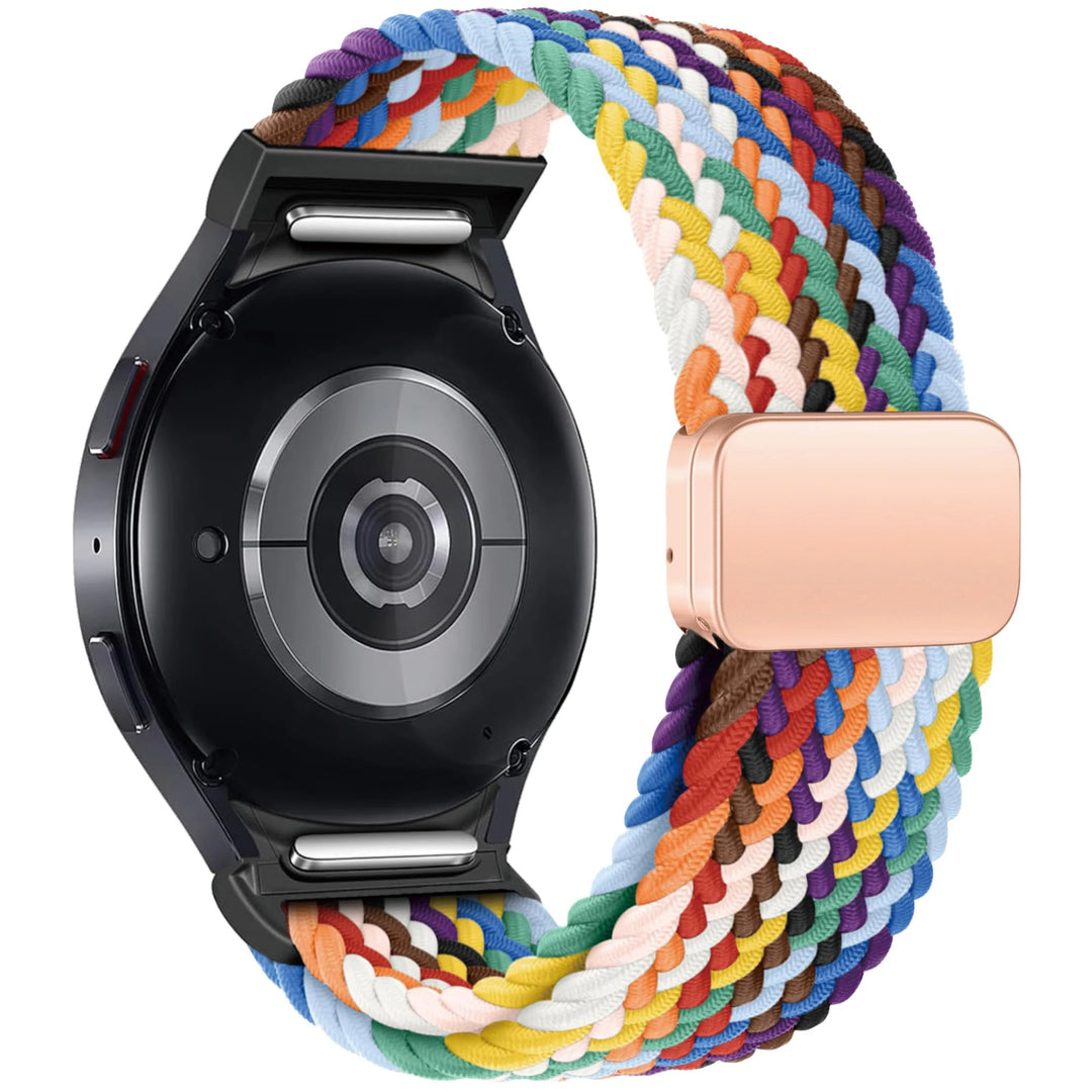 Bracelet tressé sans espace pour Samsung Galaxy Watch, bracelet magnétique, bracelet classique 47 43, 7, 6, 5, 4, 44mm, 40mm, 5 Pro - Le BRACELET 