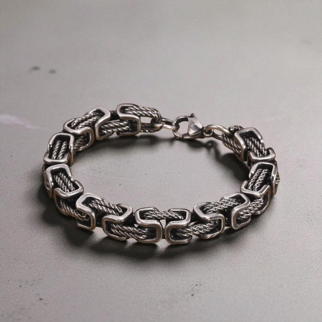 LONDON | Bracelet homme acier inoxydable maillons