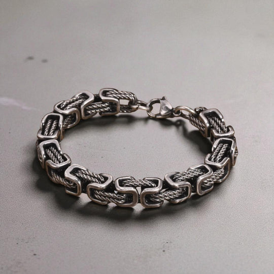 LONDON | Bracelet homme acier inoxydable maillons