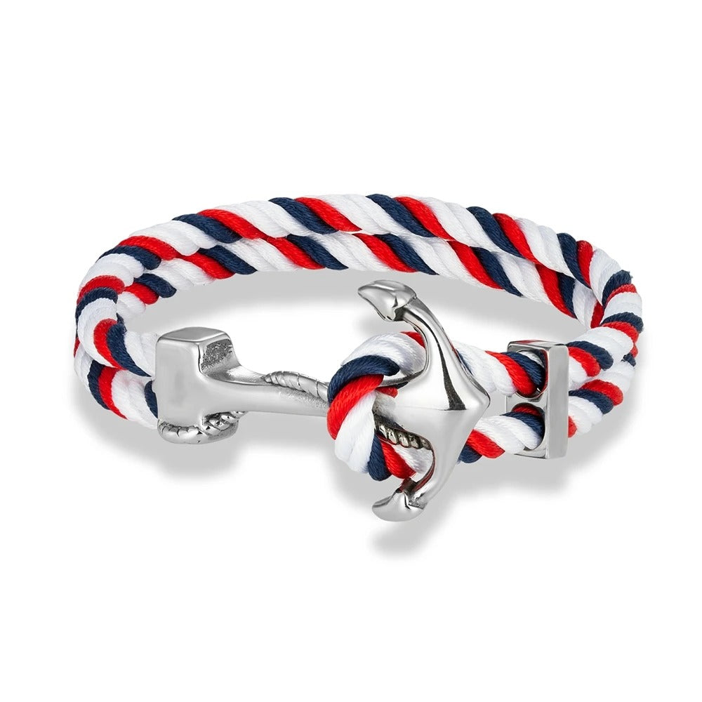 ETHAN | Bracelets en corde & acier inoxydable