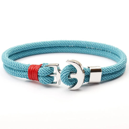 ALVIN | Bracelet en acier inoxydable & double corde