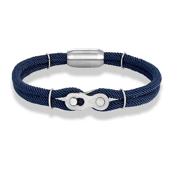 TAYLOR | Bracelet en acier inoxydable & double corde