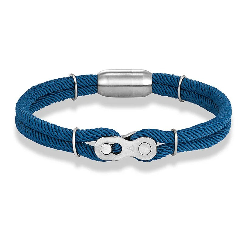 TAYLOR | Bracelet en acier inoxydable & double corde