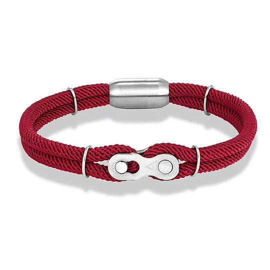 TAYLOR | Bracelet en acier inoxydable & double corde