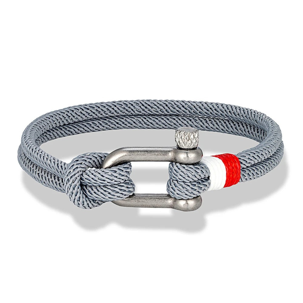 EVAN | Bracelets en corde & acier Inoxydable