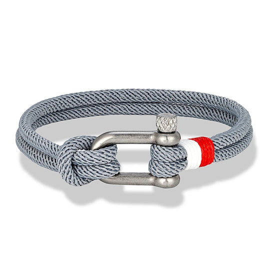 EVAN | Bracelets en corde & acier Inoxydable