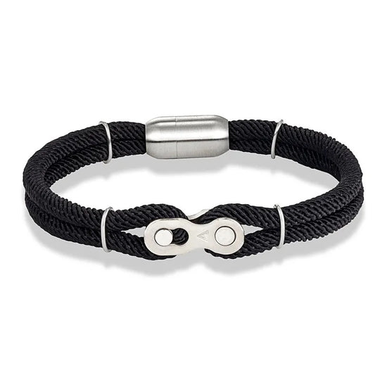 TAYLOR | Bracelet en acier inoxydable & double corde