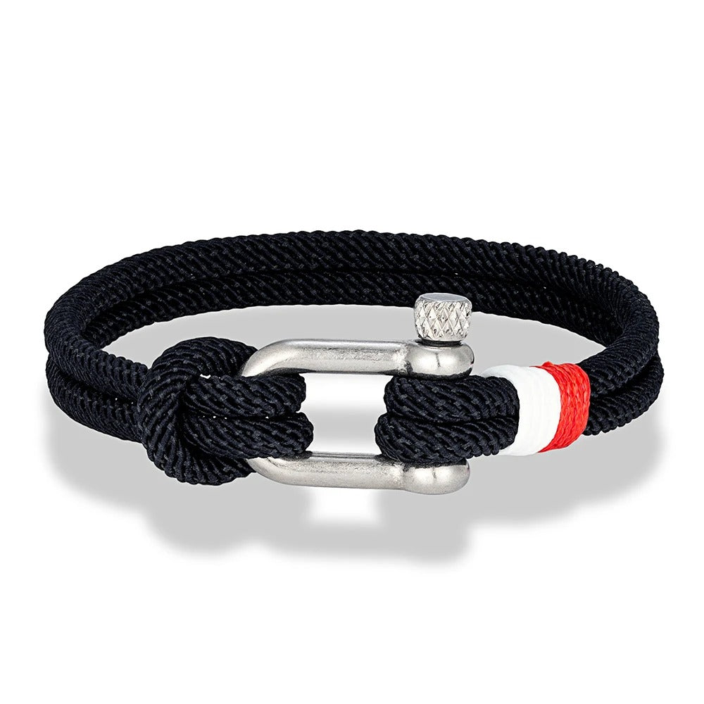 EVAN | Bracelets en corde & acier Inoxydable