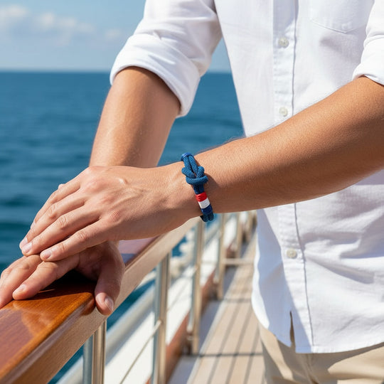 ALAN | Bracelet en corde & acier inoxydable