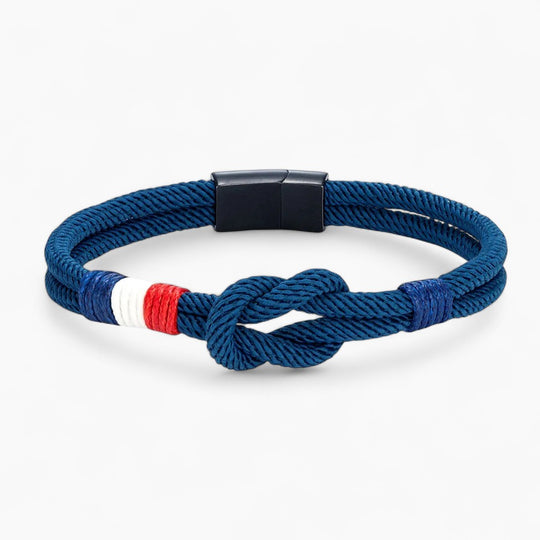 ALAN | Bracelet en corde & acier inoxydable