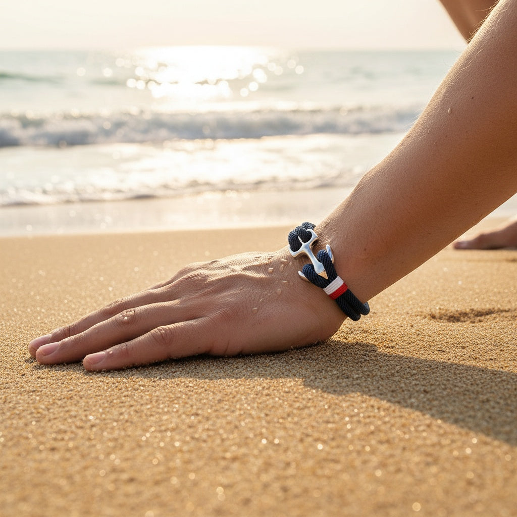 MAX | Bracelets en corde & acier inoxydable