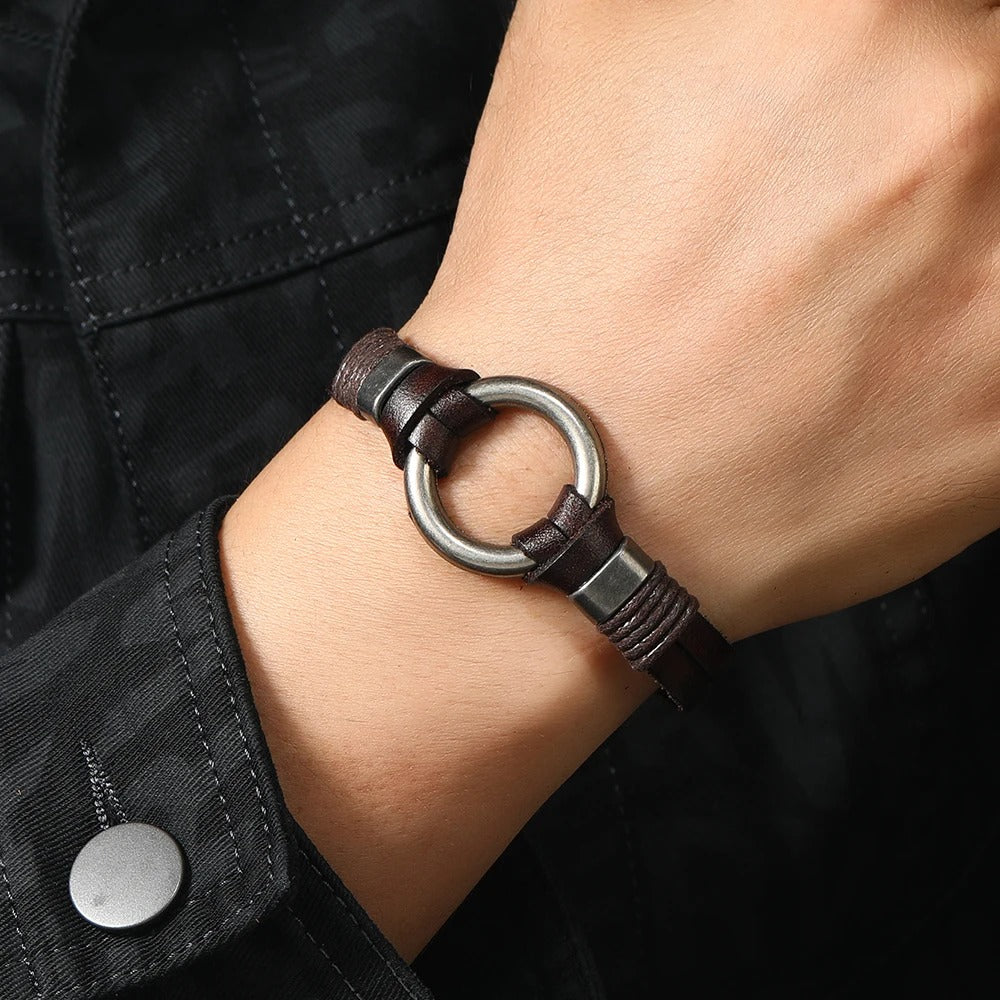 ADDISON | Bracelet homme cuir élégant
