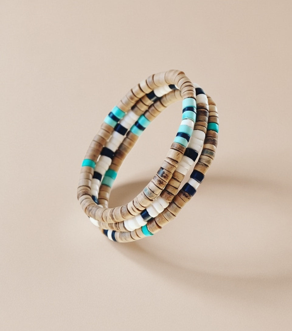 AARON | Bracelet perlé homme en pierres naturelles