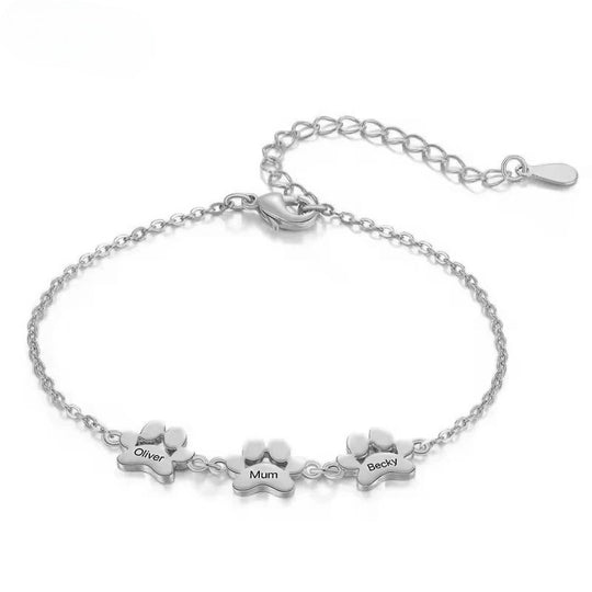 FELIX | Bracelet personnalisé en cuir & acier inoxydable