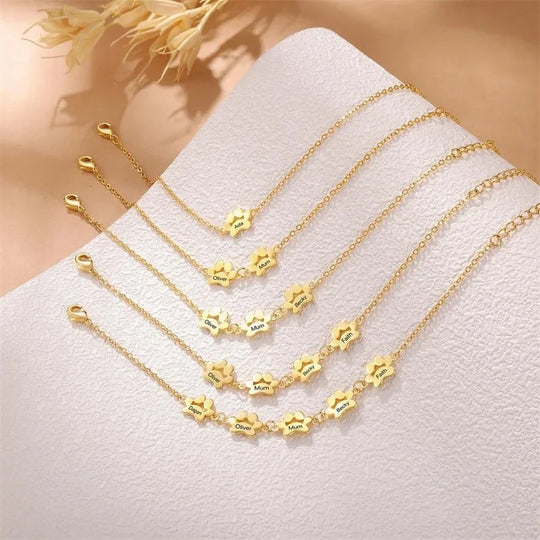 FELIX | Bracelet personnalisé en cuir & acier inoxydable