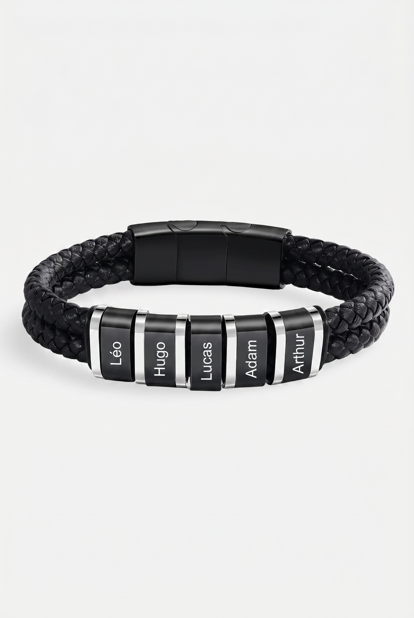 Bracelet personnalisé 5 prénoms.