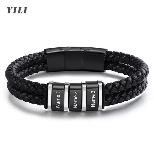 ASHER - Bracelets personnalisés cuir - Le BRACELET 