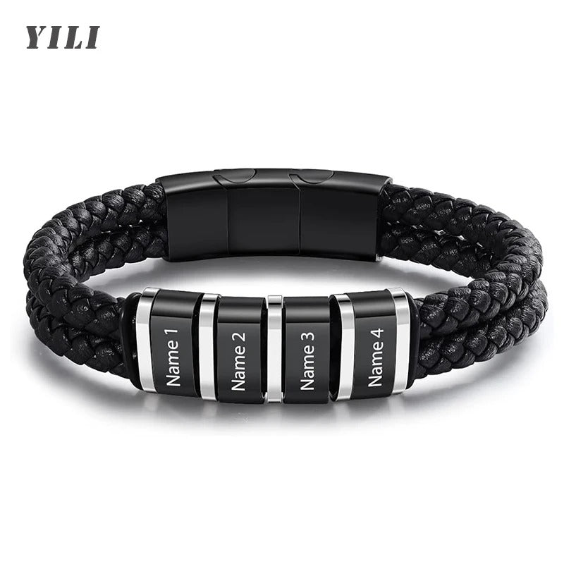 ASHER - Bracelets personnalisés cuir - Le BRACELET 