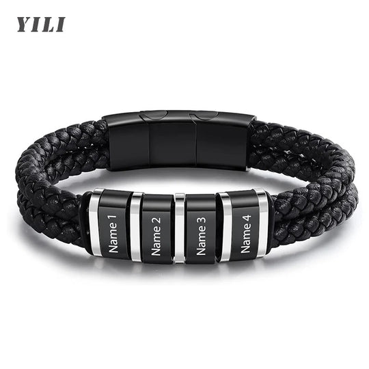 ASHER - Bracelets personnalisés cuir - Le BRACELET 
