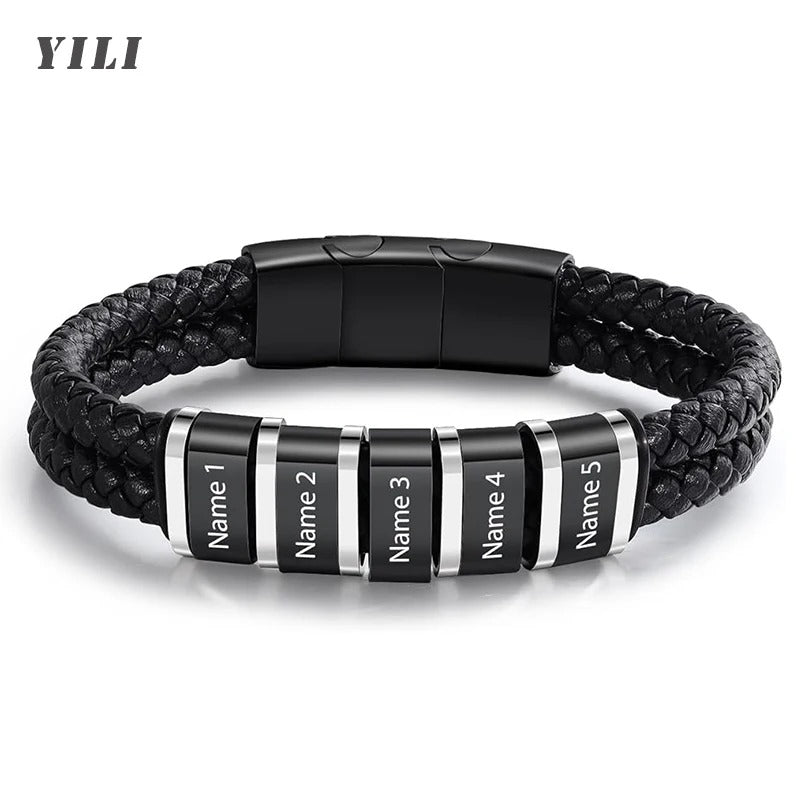 ASHER - Bracelets personnalisés cuir - Le BRACELET 