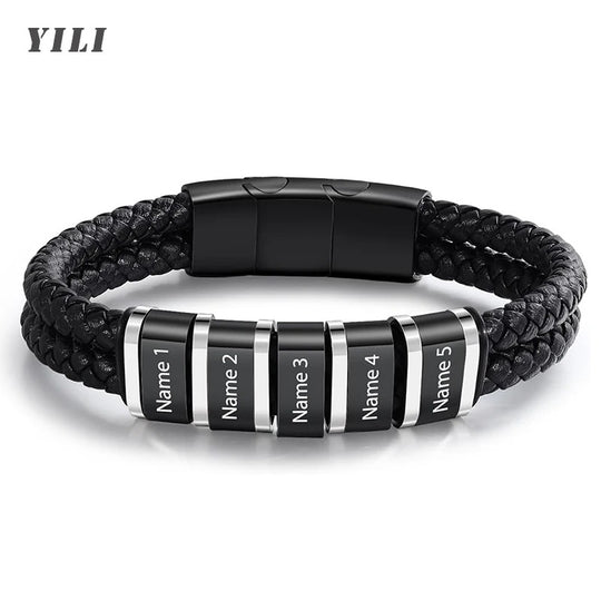 ASHER - Bracelets personnalisés cuir - Le BRACELET 