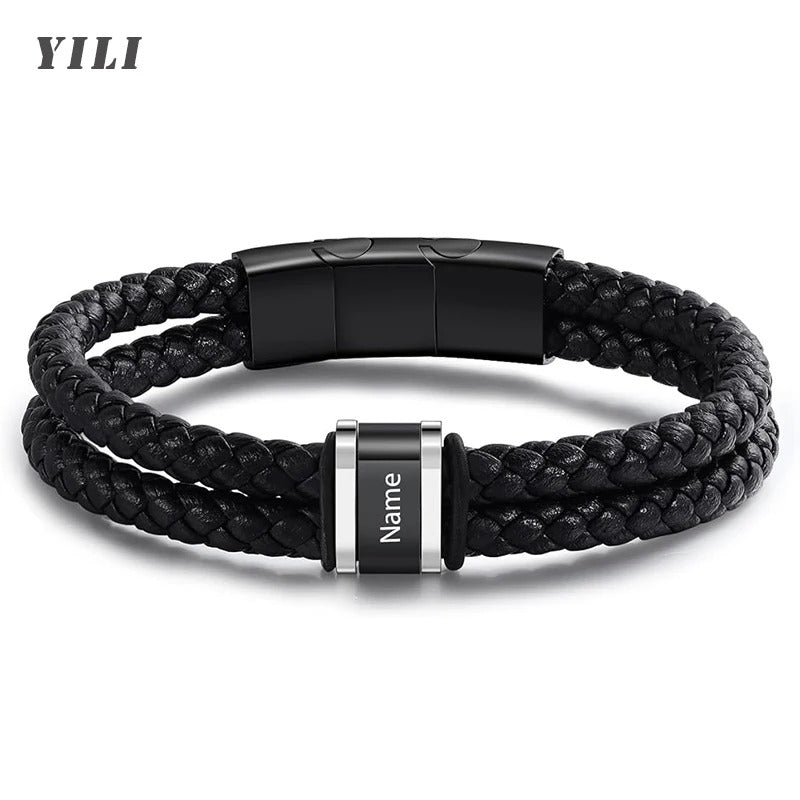 ASHER - Bracelets personnalisés cuir - Le BRACELET 